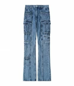 ISABEL MARANT Jean Vokayo Coton Denim Bleu
