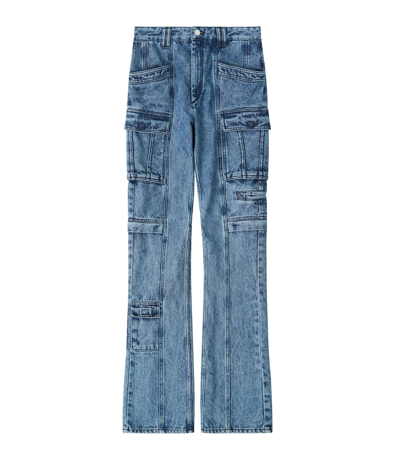 ISABEL MARANT Jean Vokayo Coton Denim Bleu 1 ISABEL MARANT Jean Vokayo Coton Denim Bleu
