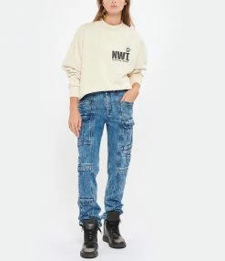 Alternative view of ISABEL MARANT Jean Vokayo Coton Denim Bleu