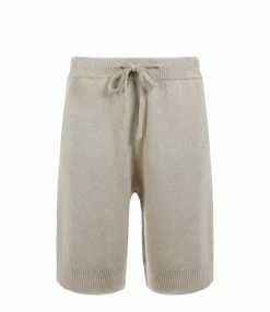 JOSEPH Bermuda Soie Coton Beige