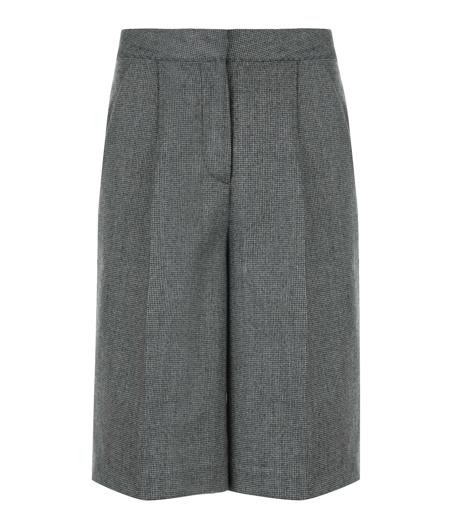 ROBERTO COLLINA Bermuda Laine Gris Chiné 1 ROBERTO COLLINA Bermuda Laine Gris Chiné