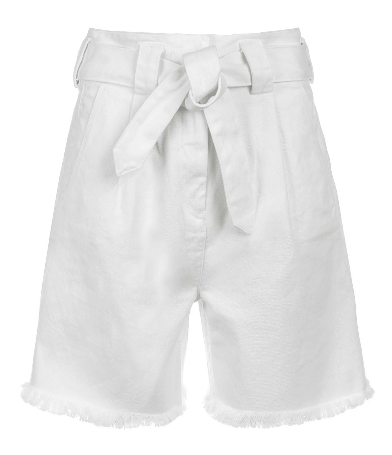 JEANNE VOULAND Bermuda Folco Denim Blanc 1 JEANNE VOULAND Bermuda Folco Denim Blanc