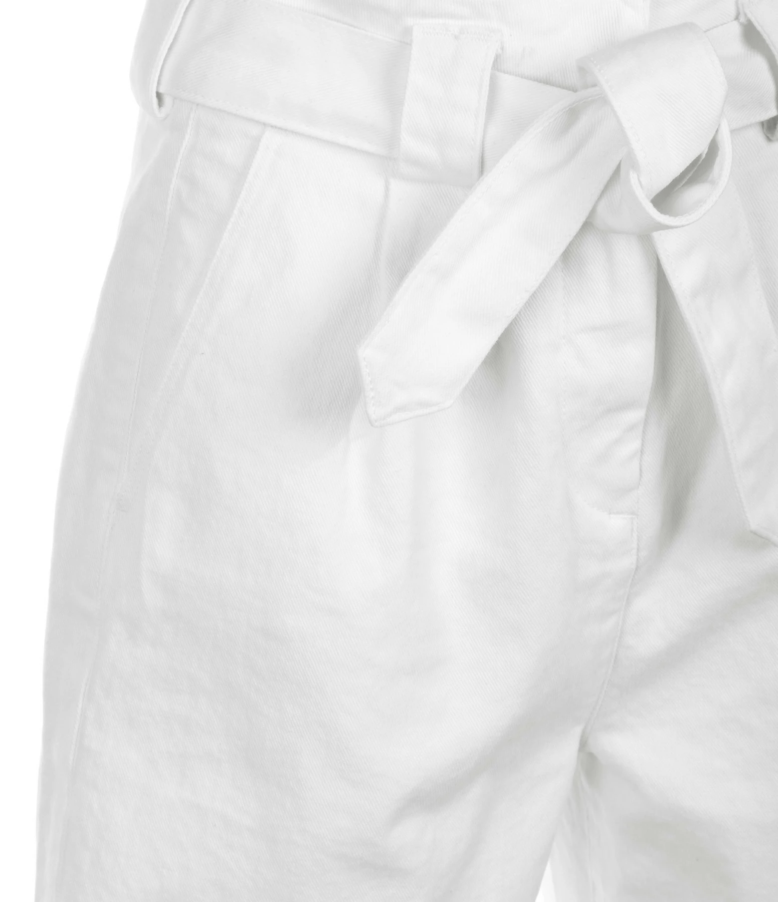 JEANNE VOULAND Bermuda Folco Denim Blanc 2 JEANNE VOULAND Bermuda Folco Denim Blanc - Image 2