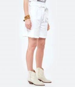 JEANNE VOULAND Bermuda Folco Denim Blanc 9 JEANNE VOULAND Bermuda Folco Denim Blanc -Boutique UGG unnamed file 3405