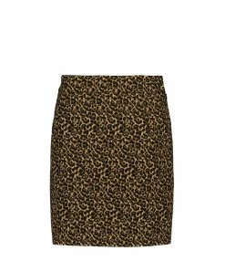 ESSENTIEL ANTWERP Jupe Ceopard Coton Buckthorn Brown