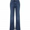HUDSON JEANS Jean Remi High Rise Straight Ankle Bleu Atmosphere