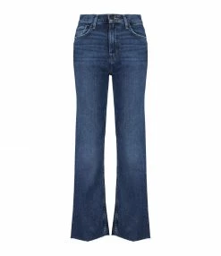 HUDSON JEANS Jean Remi High Rise Straight Ankle Bleu Atmosphere
