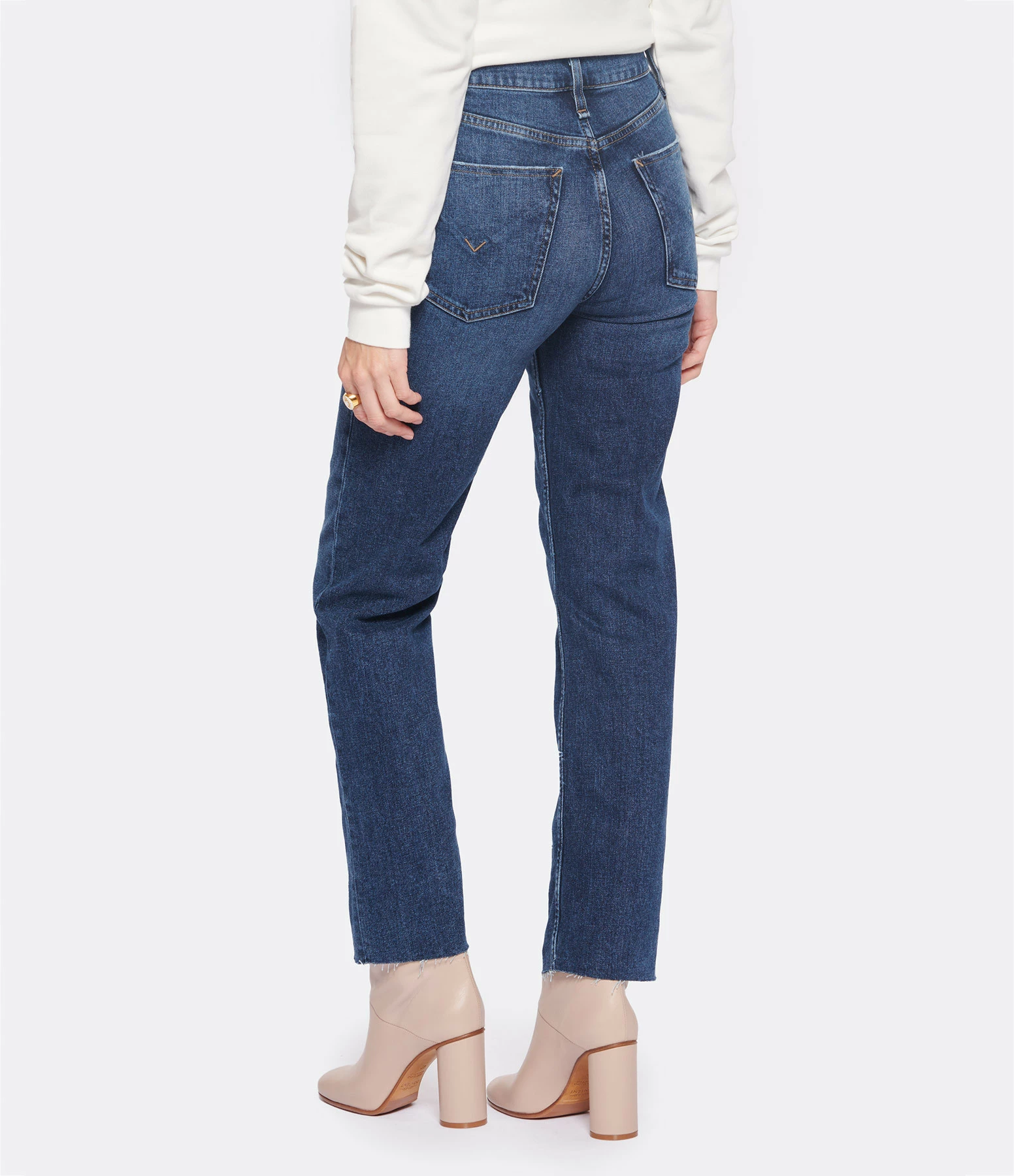 HUDSON JEANS Jean Remi High Rise Straight Ankle Bleu Atmosphere 5 HUDSON JEANS Jean Remi High Rise Straight Ankle Bleu Atmosphere - Image 5