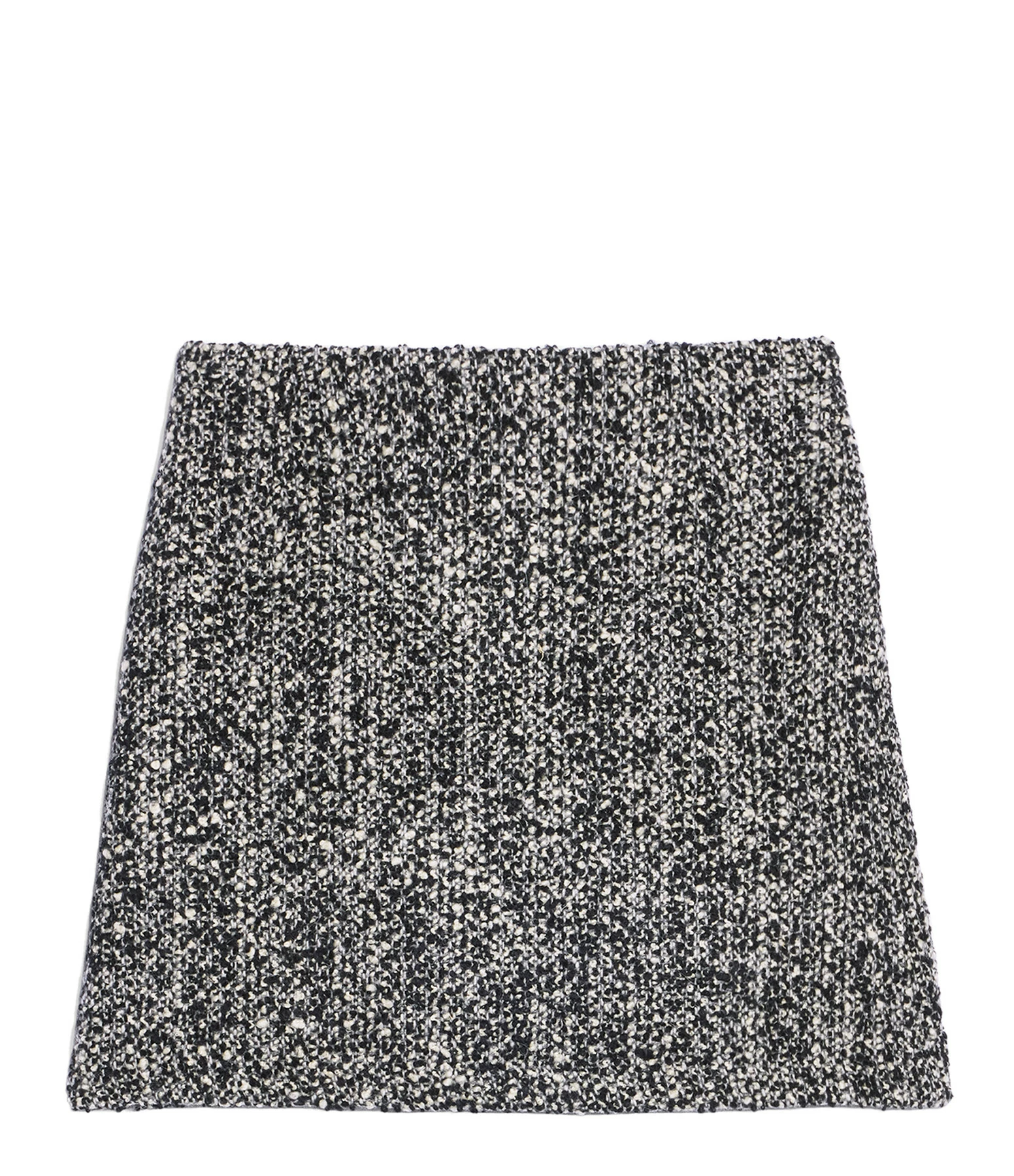 AMI PARIS Jupe Laine Vierge Noir Écru 1 AMI PARIS Jupe Laine Vierge Noir Écru