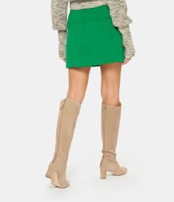 ZIMMERMANN Jupe Mini Laine Poches Vivid Green -Boutique UGG unnamed file 3485