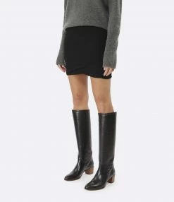 ISABEL MARANT ÉTOILE Jupe Jalna Noir -Boutique UGG unnamed file 3507