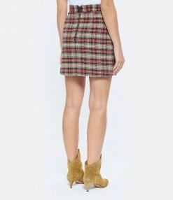 SEE BY CHLOE Jupe Coton Carreaux Marron 10 SEE BY CHLOE Jupe Coton Carreaux Marron -Boutique UGG unnamed file 3525