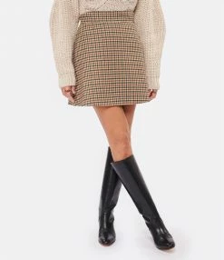 TARA JARMON Jupe Jaina Laine Ocre -Boutique UGG unnamed file 3562