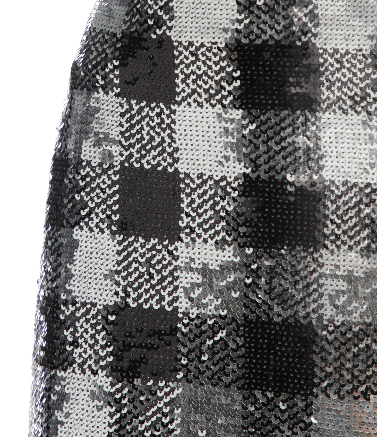 TARA JARMON Jupe Jude Sequins Noir Argent 2 TARA JARMON Jupe Jude Sequins Noir Argent - Image 2