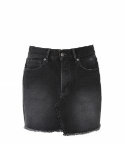 JEANNE VOULAND Jupe Callie Denim Noir