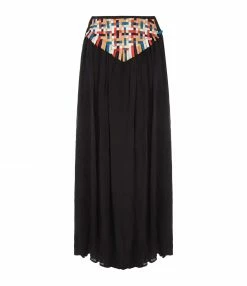 FORTE_FORTE Jupe L'intreccio Noir Carioca