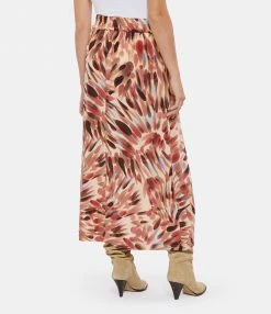 MOMONI Jupe Longue Fronda Soie Multicolore -Boutique UGG unnamed file 3620