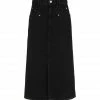 ISABEL MARANT Jupe Dipoma Denim Coton Noir
