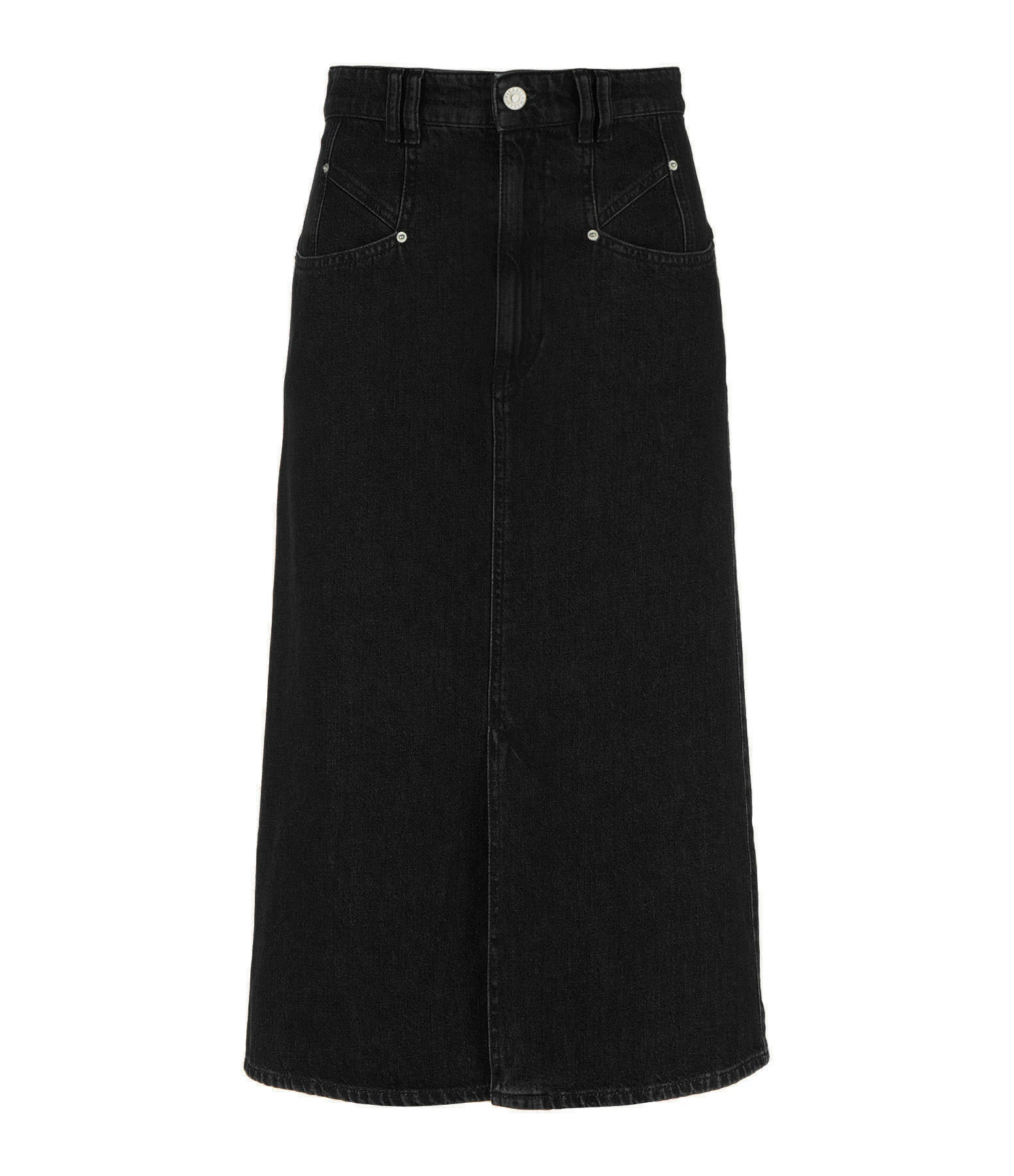 ISABEL MARANT Jupe Dipoma Denim Coton Noir 1 ISABEL MARANT Jupe Dipoma Denim Coton Noir