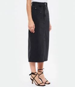 ISABEL MARANT Jupe Dipoma Denim Coton Noir 6 ISABEL MARANT Jupe Dipoma Denim Coton Noir -Boutique UGG unnamed file 3629