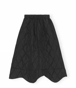 GANNI Jupe Recyclée Noir