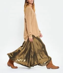 JEANNE VOULAND Jupe Glory Voile Irisé Mordoré -Boutique UGG unnamed file 3647