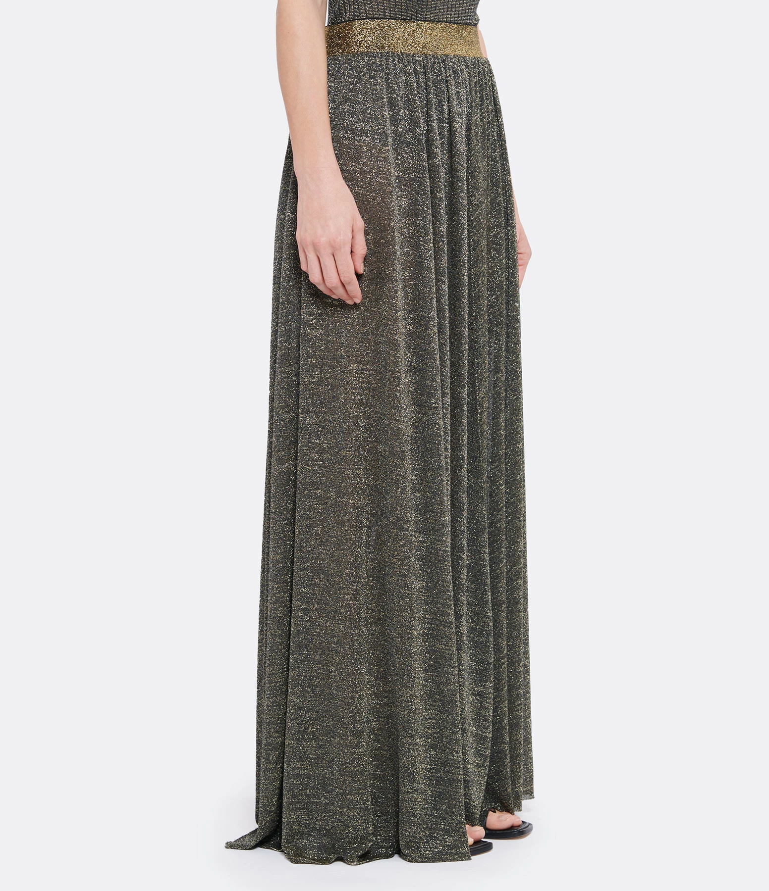 BELIZA Jupe Gipsy Lurex Noir 4 BELIZA Jupe Gipsy Lurex Noir - Image 4