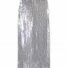 AMI PARIS Jupe Crayon Sequins Argenté