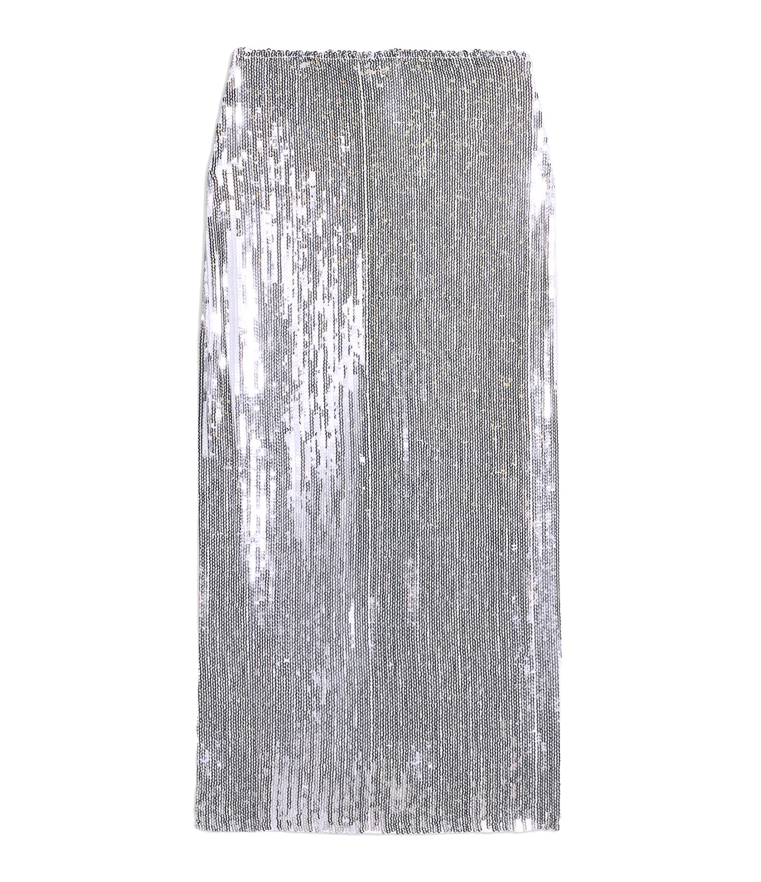 AMI PARIS Jupe Crayon Sequins Argenté 1 AMI PARIS Jupe Crayon Sequins Argenté