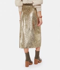 FORTE_FORTE Jupe Encanto Lurex Doré Sol -Boutique UGG unnamed file 3686