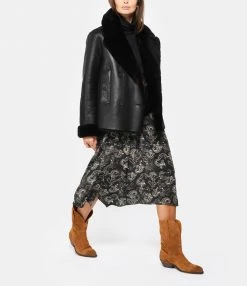 ISABEL MARANT Jupe Cacia Soie Noir 10 ISABEL MARANT Jupe Cacia Soie Noir -Boutique UGG unnamed file 3715