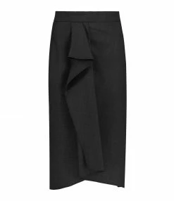 ISABEL MARANT ÉTOILE Jupe Olyane Laine Anthracite