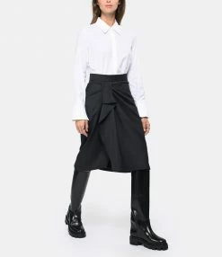 ISABEL MARANT ÉTOILE Jupe Olyane Laine Anthracite -Boutique UGG unnamed file 3719