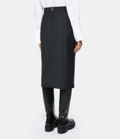 ISABEL MARANT ÉTOILE Jupe Olyane Laine Anthracite -Boutique UGG unnamed file 3721