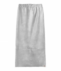 MAEVY MOUVEMENT LIBRE Jupe Cuir Vegan Argenté