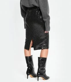 JEANNE VOULAND Jupe Gila Midi Sequin Noir 12 JEANNE VOULAND Jupe Gila Midi Sequin Noir -Boutique UGG unnamed file 3747