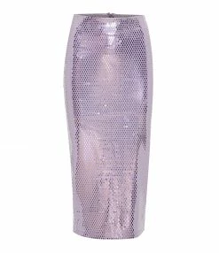 ROTATE Jupe Hermony Sequins Lavande