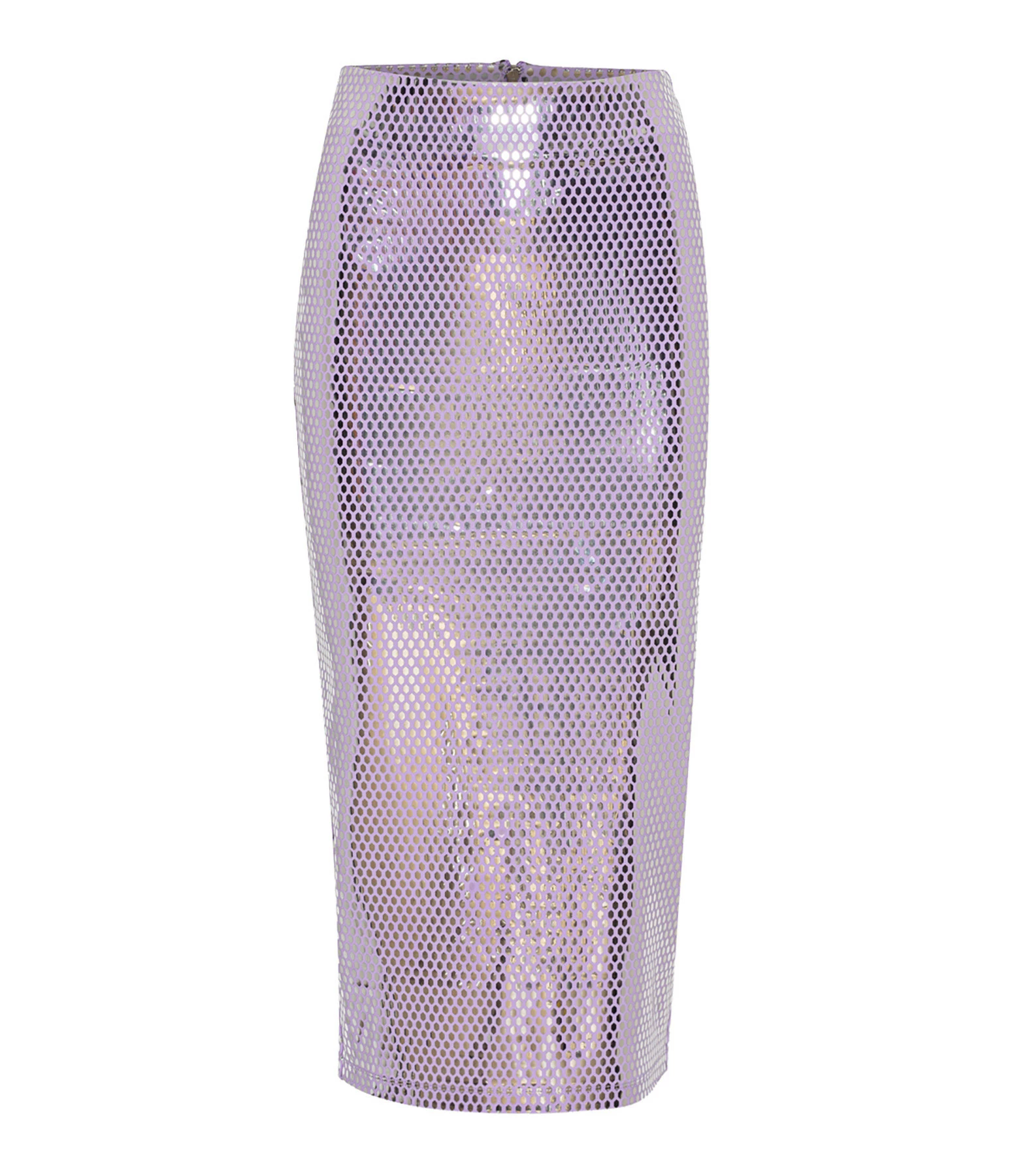 ROTATE Jupe Hermony Sequins Lavande 1 ROTATE Jupe Hermony Sequins Lavande