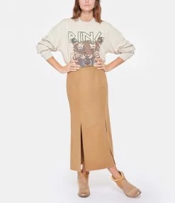 ANINE BING Jupe Lyn Laine Camel 8 ANINE BING Jupe Lyn Laine Camel -Boutique UGG unnamed file 3757