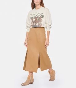 ANINE BING Jupe Lyn Laine Camel 9 ANINE BING Jupe Lyn Laine Camel -Boutique UGG unnamed file 3758
