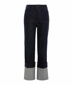 ZIMMERMANN Jean Revers Coton Bleu Ink