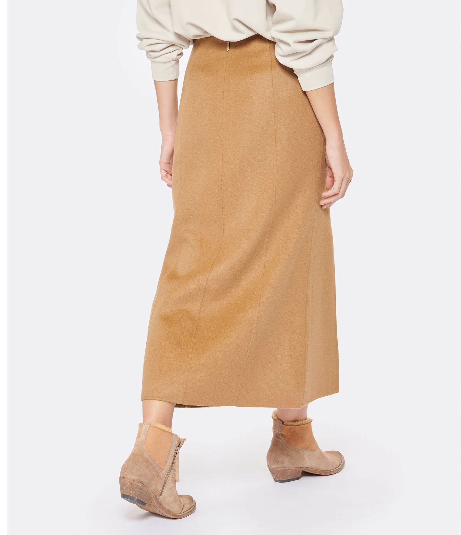 ANINE BING Jupe Lyn Laine Camel 6 ANINE BING Jupe Lyn Laine Camel - Image 6