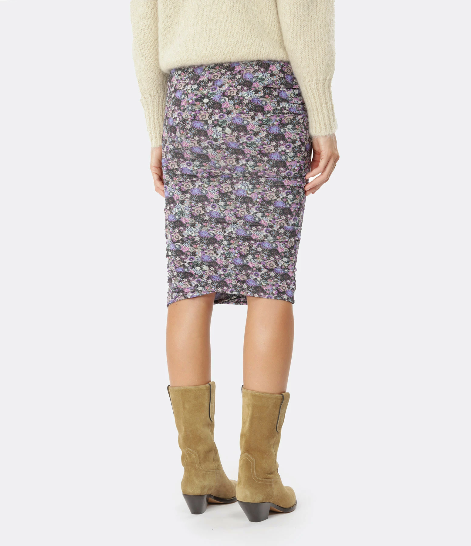 ISABEL MARANT Jupe Juno Ultra Violet 4 ISABEL MARANT Jupe Juno Ultra Violet - Image 4