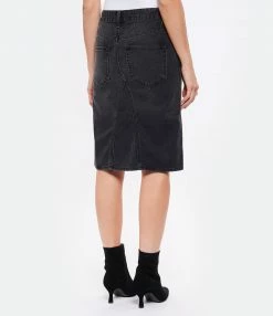 ISABEL MARANT ÉTOILE Jupe Fiali Coton Noir Délavé -Boutique UGG unnamed file 3795