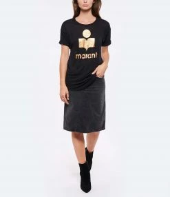 ISABEL MARANT ÉTOILE Jupe Fiali Coton Noir Délavé -Boutique UGG unnamed file 3796