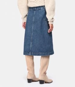 A.P.C. Jupe Jade Coton Indigo Délavé -Boutique UGG unnamed file 3811