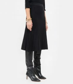 ROBERTO COLLINA Jupe Plissée Laine Noir -Boutique UGG unnamed file 3815