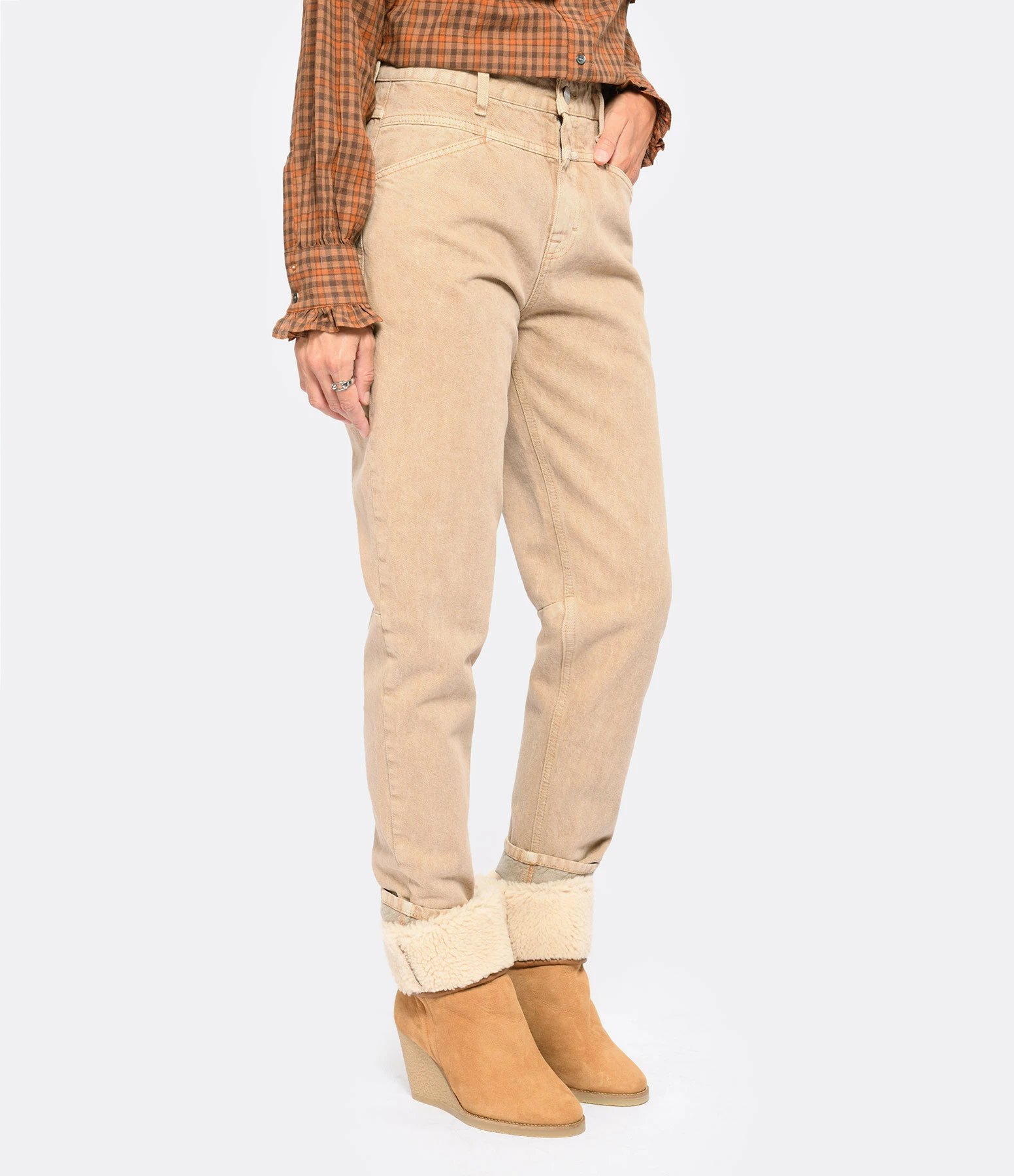 CLOSED Jean X-lent Denim Beige 3 CLOSED Jean X-lent Denim Beige - Image 3