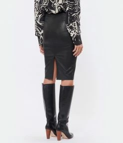 STOULS Jupe Gilda Agneau Plongé Regular Noir -Boutique UGG unnamed file 3831