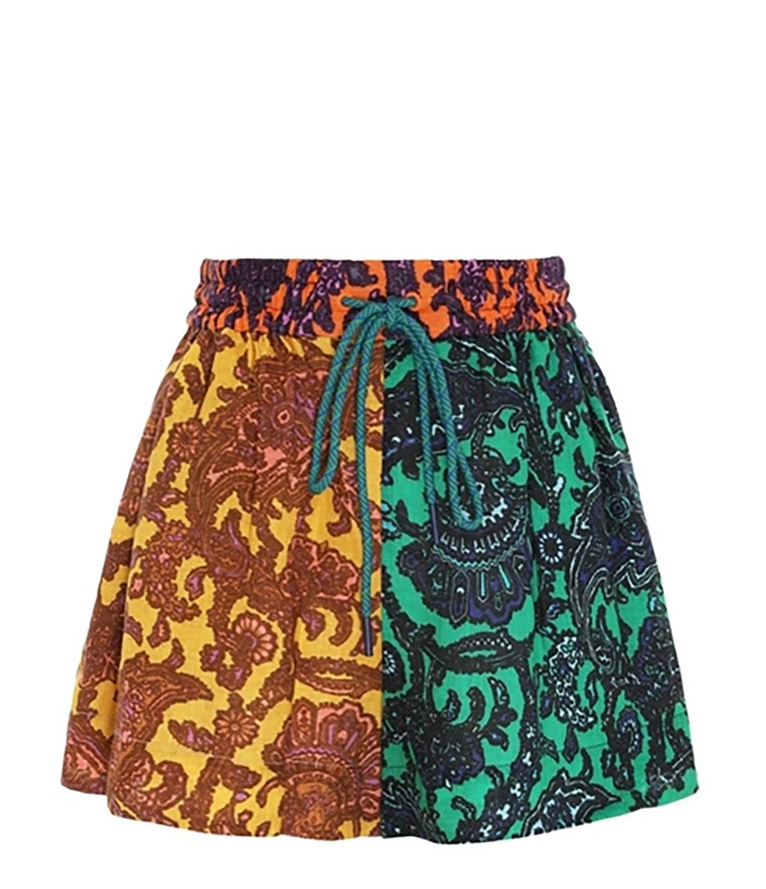 ZIMMERMANN Short Tiggy Lin Imprimé Cachemire 1 ZIMMERMANN Short Tiggy Lin Imprimé Cachemire
